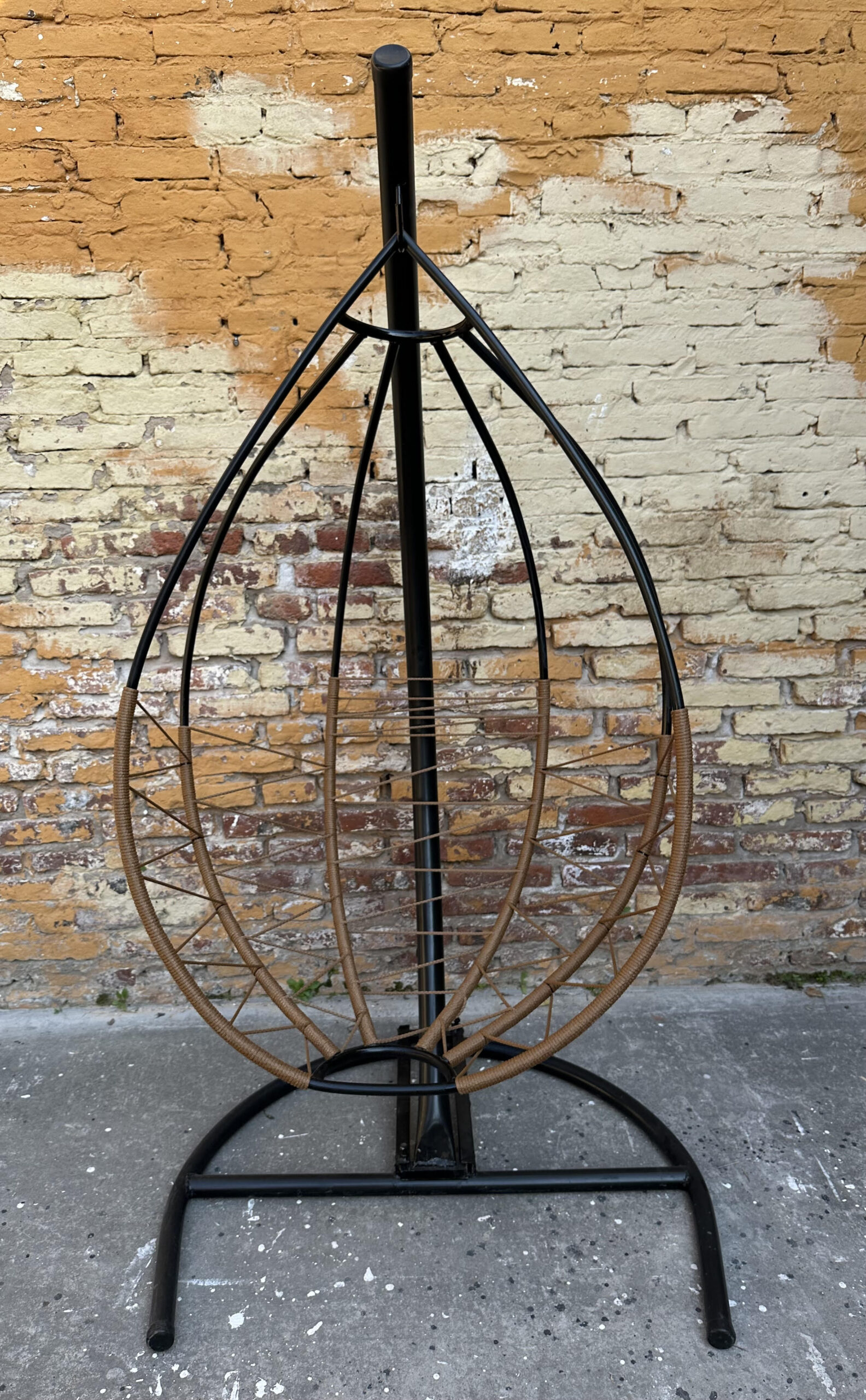 hamaca con base yute marron